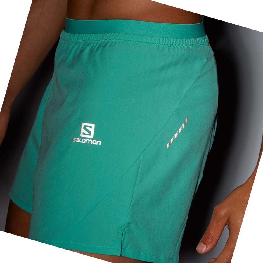 Bermudas Salomon CROSS 5'' Hombre Verde Menta | MX 3168XYU